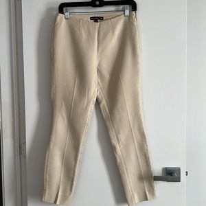 Banana Republic Mad Men collection Beige skinny pants ankle length high waist